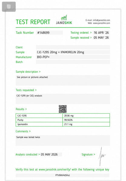 CJC-1295 + Ipamorelin